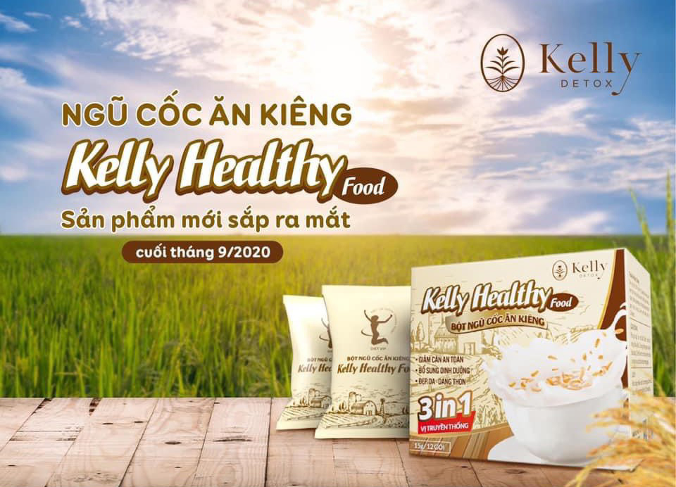 Ngũ cốc ăn kiêng Kelly Healthy Food - Thay thế bữa ăn trong ngày giảm cân hiệu quả an toàn